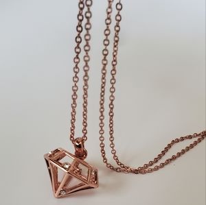 Ted Baker Gem Frame Crystal Necklace